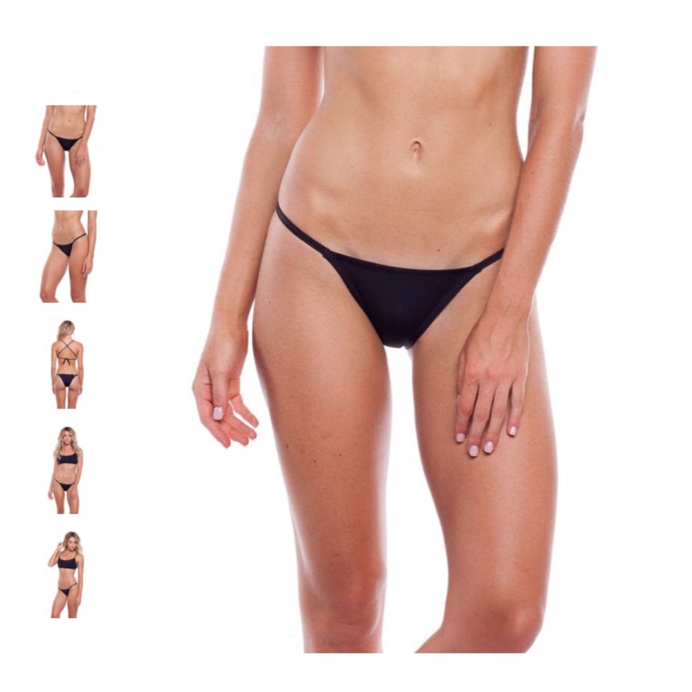 Rhythm Black Swim Bottoms